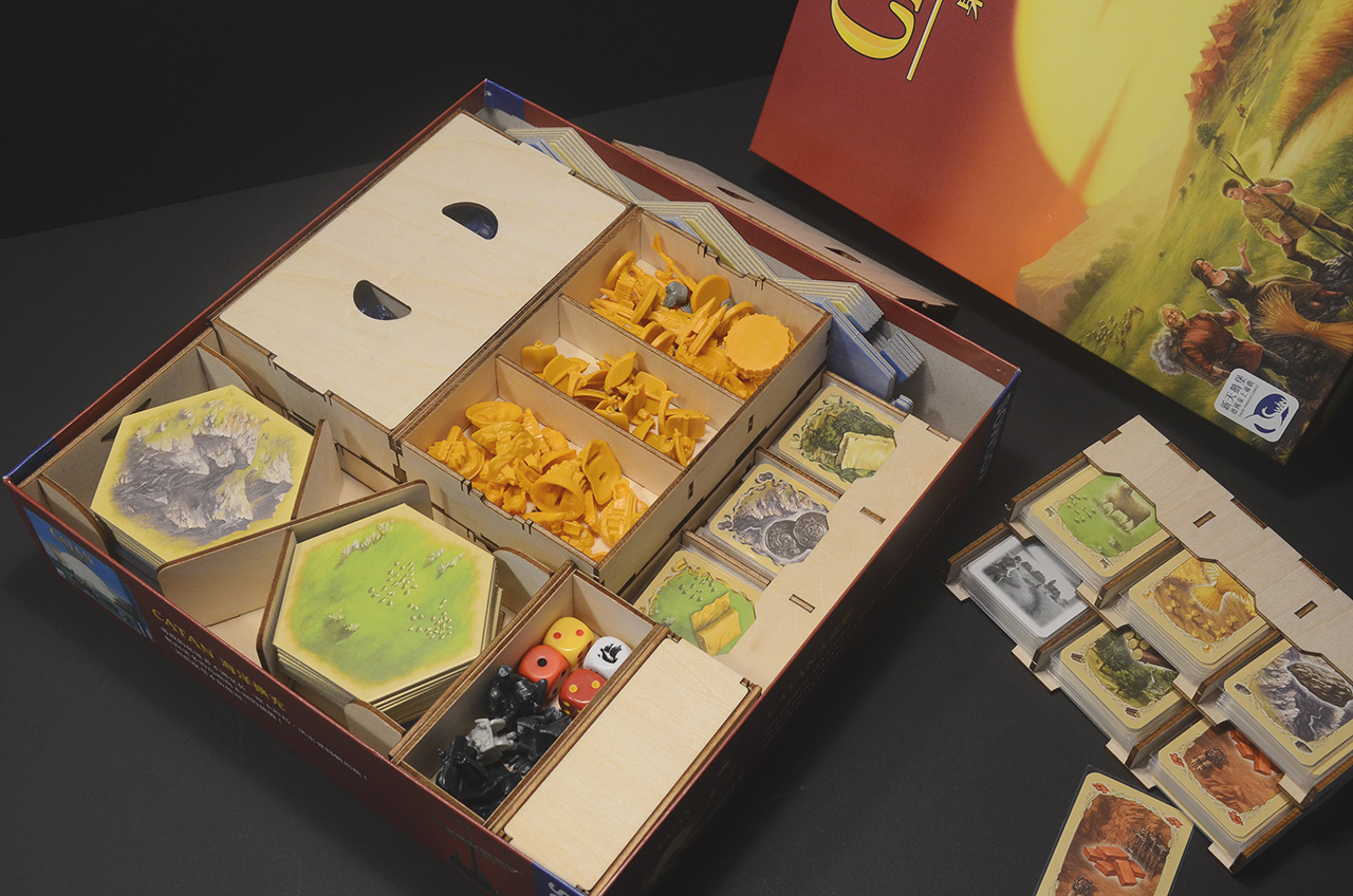Catan: Organizer - 【烏鴉盒子】卡坦島: 桌遊收納盒
